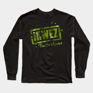 HIWEZ logo Swedish M90 Long Sleeve T-Shirt